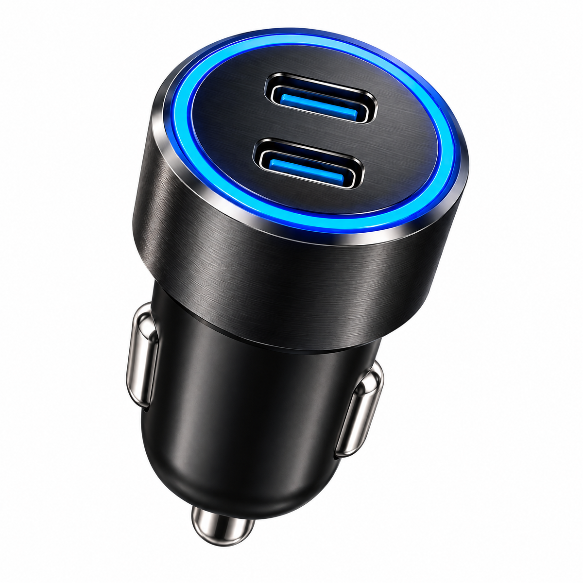 Moeuya™ Dual USB-C Fast Car Charger — product view