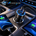 Moeuya™ Dual USB-C Fast Car Charger — in-use view