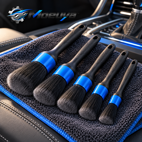Moeuya™ 5-Piece Interior Detailing Brush Set — additional detail