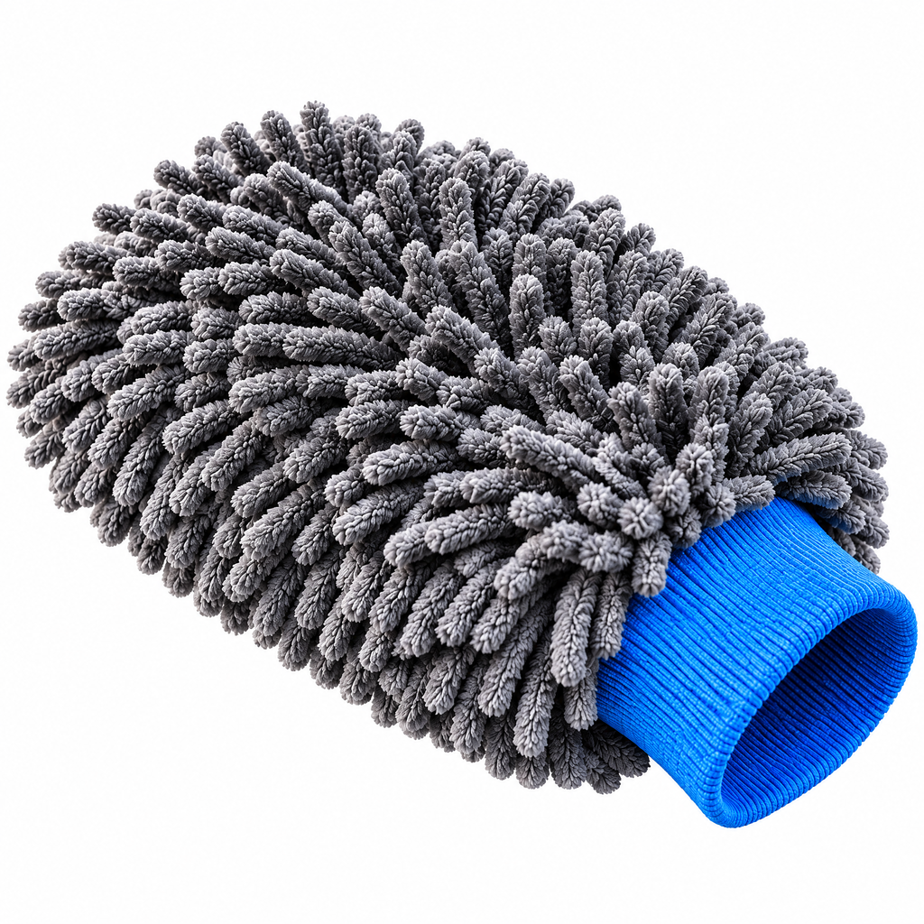 Moeuya™ Ultra-Plush Chenille Car Wash Mitt — product view
