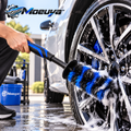 Moeuya™ Long-Reach Wheel & Tire Brush — in-use view