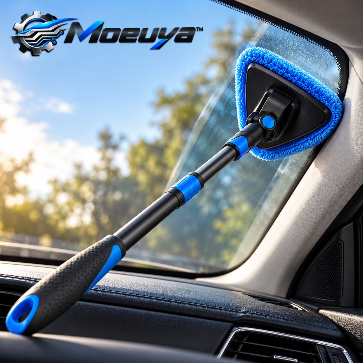 Moeuya™ Extendable Windshield Cleaning Tool — additional detail