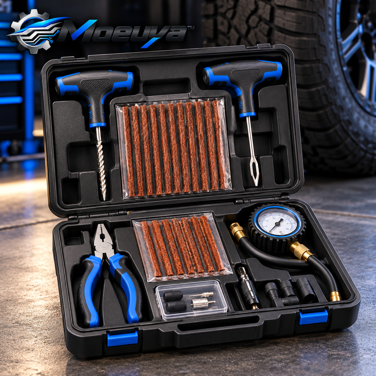 Moeuya™ Tubeless Tire Repair Kit — additional detail